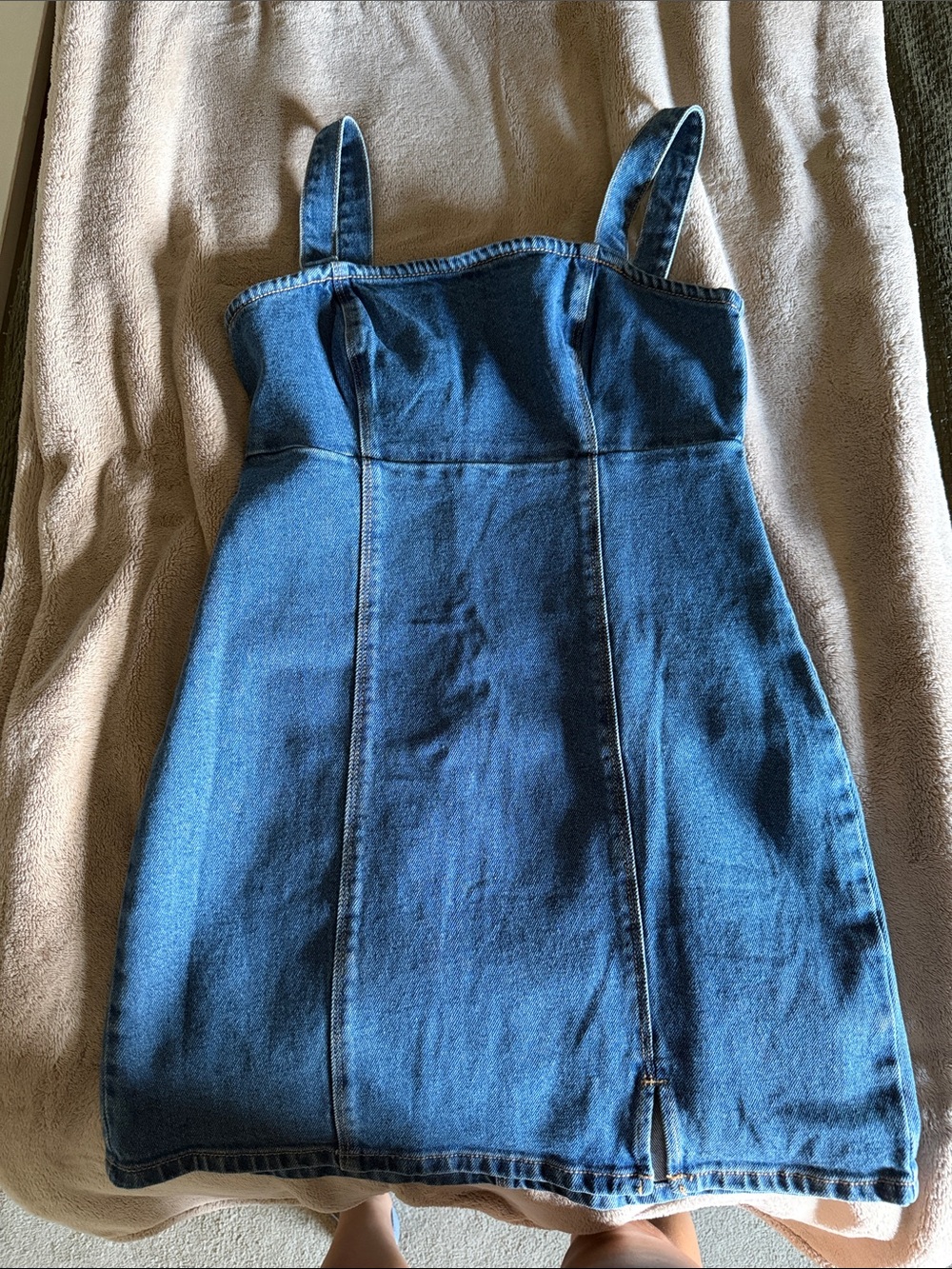 Hollister Blue Denim Strap Dress for Kids